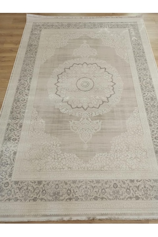 Tuğra Halı Bianca Bc01 Krem Gri Salon Halısı