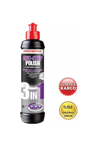 Menzerna One Step Polish 3 İn 1 250ml Hepsi Bir Arada Pasta-cila Menzerna One Step Polish 3 İn 1 250ml Hepsi Bir Arada Pasta-cila