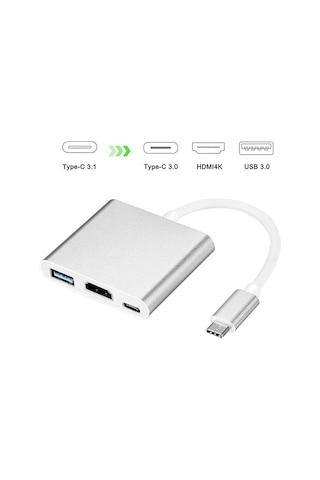 Codegen Usb 3.1 Type-C Usb 3.0/Hdmı Çoklayıcı Adaptör Cdg-Cnv39