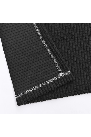 Padalink Ev Kullanıma İçin Yıkama Uygun Kaymazlastırılmış Dört Mevsim Kullanıma Elverişli İçeriği 10 Çivi İçeren Siyah Renkli Elastik Kumaşlı Koltuk Kol Hattı Korumalı Seti Siyah