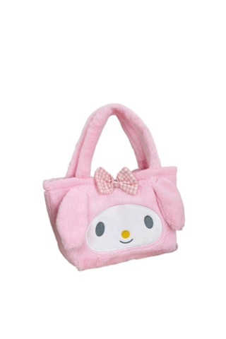 Melody Peluş Çanta Kare Çanta Pembe