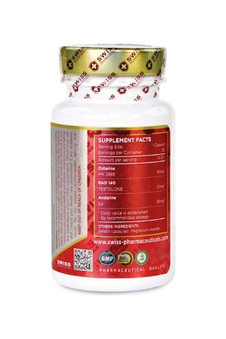 Swiss Argidrol 50 Mg 50 Caps Sarms Mk2866 Ostarine Rad140 S4