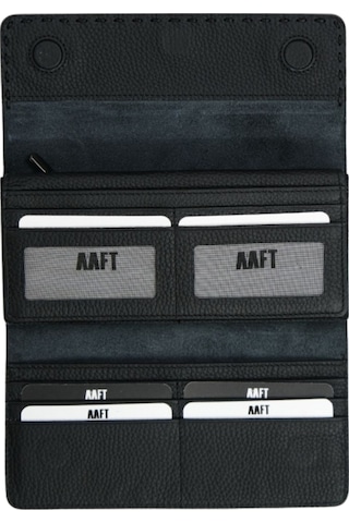 Mft Leather Hakiki Deri El Portföyü Cüzdan Hilton 8926 Flother Mat Siyah