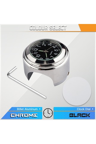 Evrensel Motosiklet Gidon Saat Bisiklet Termometresi K20473-7