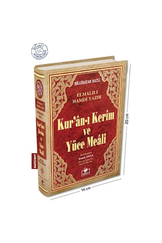 Bilgisayar Hatlı Kuranı Kerim Ve Yüce Meali Hafız Boy