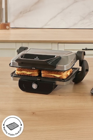 Emsan Future Combo Tost Makinesi + Waffle Plaka