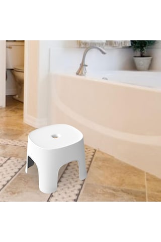 Suntek Banyo Taburesi Masa Oturma Odası Ofis Beyaz Için Sağlam