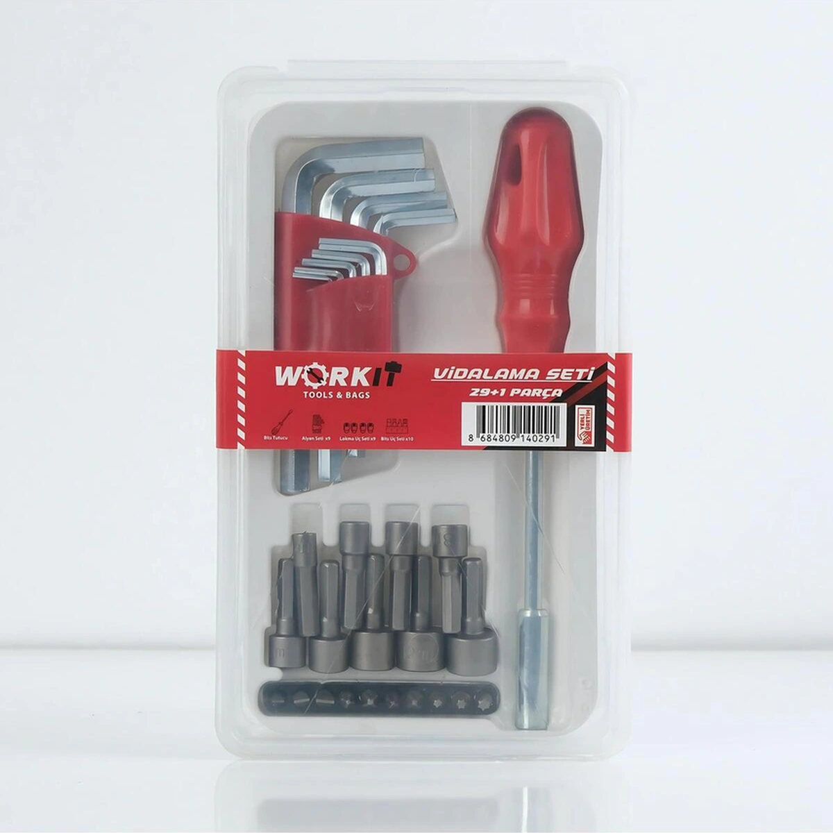 29 İn 1 Bits Uç Tutucu + Allen Takımı + Bits Uç Takımı + Lokma Uç Takımı