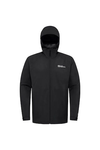 Jack Wolfskin A63775-6000 Prelight Stride Jkt M Erkek Spor Ceket Siyah