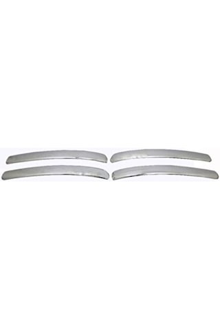 Caddy Ön Tampon Kaşı 4 Parça Paslanmaz Çelik 2003 - 2010 Paslanma