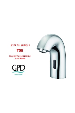 Gpd Flb10 Çift Su Girişli Fotoselli Lavabo Bataryası