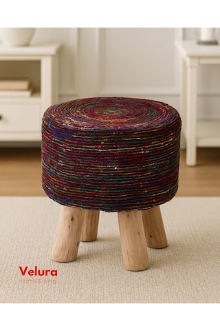 Silk Black - Puf Pembe