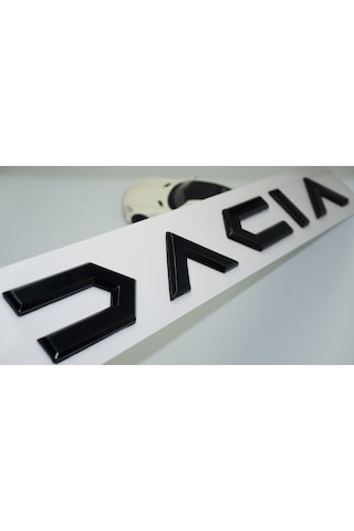 Dk Tuning Dacia Yeni Nesil Bagaj 3m 3d Siyah Abs Yazı Logo