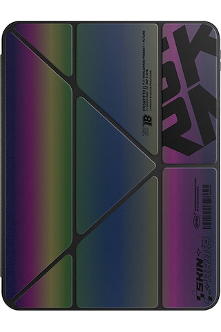 Apple Uyumlu iPad Air 11 2024 M2 Kılıf Skinarma Magnetik Yeni Nesil Kira Kobai Kılıf Colorful Kapaklı Kılıf