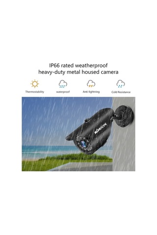 Novahub 1080p 2.0mp Metal Muhafaza Kamera, 36 Adet Ir-cut Led, Akıllı Hareket Sistemi, Ip66 Su Geçirmez, Ntsc