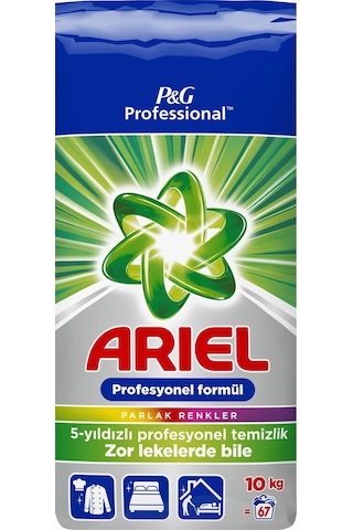 Ariel Matik Toz Çamaşır Deterjanı 20KG Parlak Renkler (2PK*10KG)