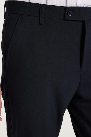 Tudors Erkek Slim Fit Dar Kesim Chino Yandan Cepli Pamuklu Lacivert Pantolon-35723 Lacivert