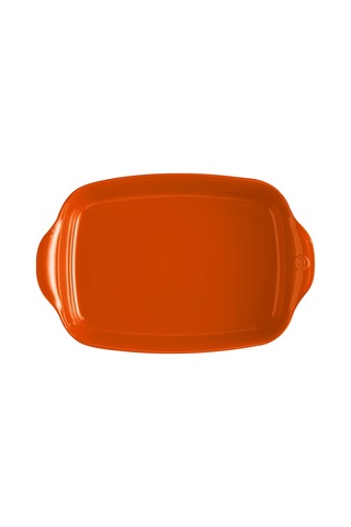 Emile Henry Tart Börek Fırın Kabı Dikdörtgen 42,5 X 28 Cm Turuncu/toscane Turuncu