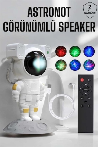 Plentifulastronot Görünümlü Projeksiyon Speaker Taşınabilir