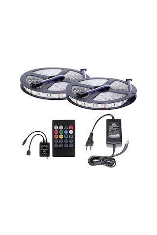 Sese ve Müziğe Duyarlı Rgb Led 5-10 Metre 5050 Smd 3 Çip Set (229337725)
