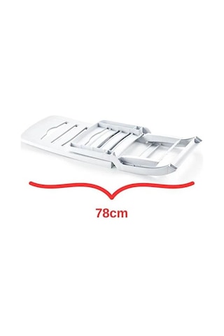 Omnipazar Mt-gf170 Tempo Katlanır Plastik Plaj Sandalyesi Beyaz Beyaz