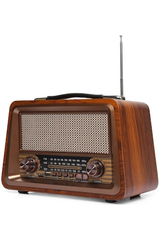 Nostalji Radyo Bluetooth Usb Destekli Büyük Boy Ve Güçlü Ses Rt-810