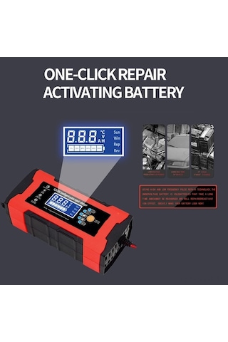 Novahub 12v/24v Akıllı Şarj Cihazı - 180w Agm Pil Onarımı İçin Otomobil Ve Motosiklet Bataryaları