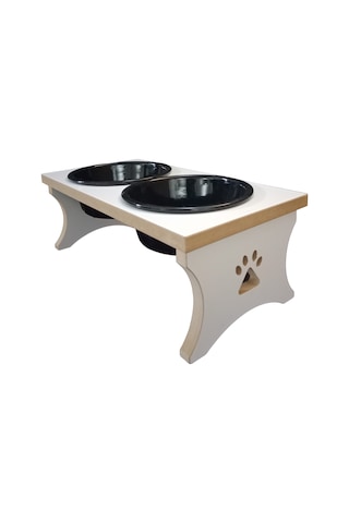 Realwood Seramik Kaseli Orta Büyük Irk Köpek Mama Su Kabı 2 L