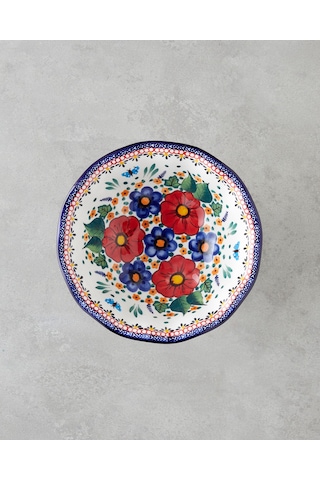 English Home Whimsy Stoneware Sunumluk 23x23x14 Cm Renkli Renkli