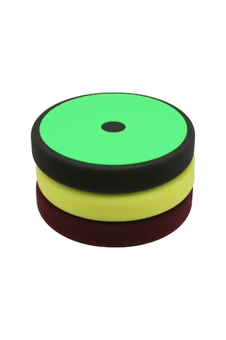 Yifomall 3'lü Araç Cila Pedi Seti - 5,5 İnç Otomobil Ve Yat Parlatma Süngeri - Çizik Giderme