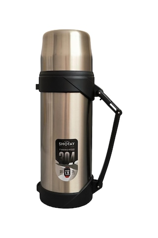 Shotay Adventure 1200ml Outdoor Çelik Termos Gümüş St-8213g