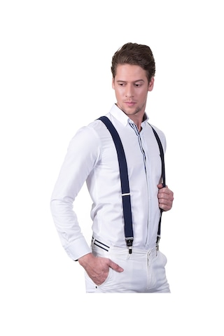 Tudors Erkek Pantolon Askısı Lacivert