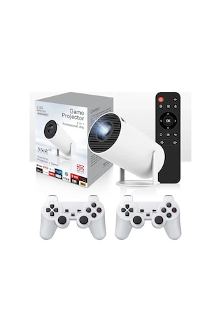 M300max Android Projektör Akıllı Video Oynatıcı 2 İn 1 Game Projektor Full Hd Projeksiyon Yansıtma