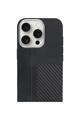 Aether Carbon Apple Uyumlu iPhone 15 Magsafe Karbon Kılıf Shadow Matrix Shadow Matrix