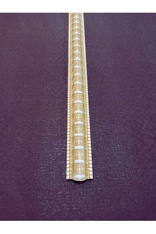 Poliüretan Dekoratif Duvar&tavan Çıta Bordürü -bronz Renk En:4 Cm-boy:100 Cm -duvar Süsü