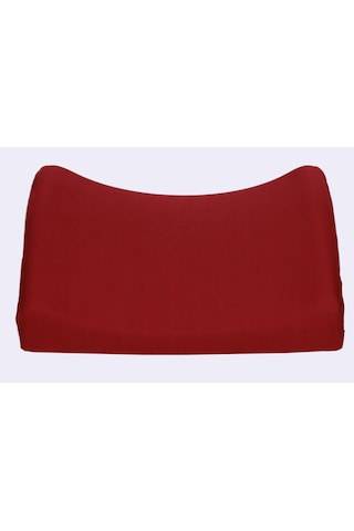 Rahatsan Bordo Visco Ortopedik Bel Yastığı Sırt Destek Minderi