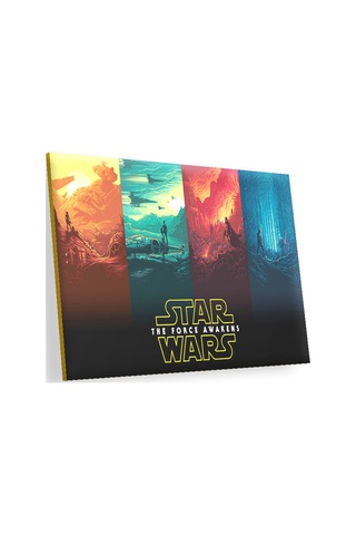 Cakasepetim Star Wars Rey Finn Kylo Ren Han Solo Luke Skywalker Ahşap Mdf Tablo