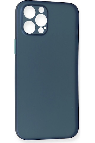 Cosmotex Newface Apple iPhone Uyumlu 12 Pro Max Kılıf Pp Ultra İnce Kapak - Mavi