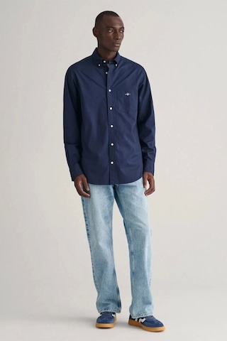 Gant Erkek Lacivert Regular Fit Gömlek Lacivert