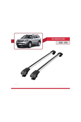 Kia Mohave Hm 2008-2019 Arası İle Uyumlu Ace-1 Ara Atkı Tavan Barı Gri