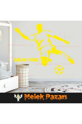 Futbolcu Isim Yazılabilir Duvar Sticker
