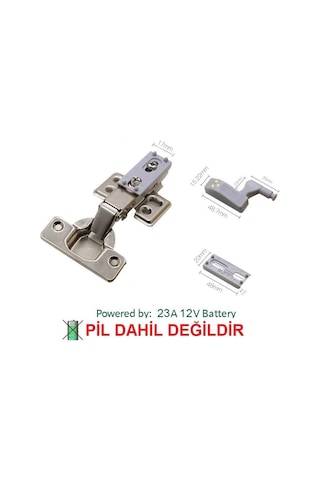 Led 5li Dolap İçi Sensörlü Aydınlatma Menteşe Lambası Mutfak Bany