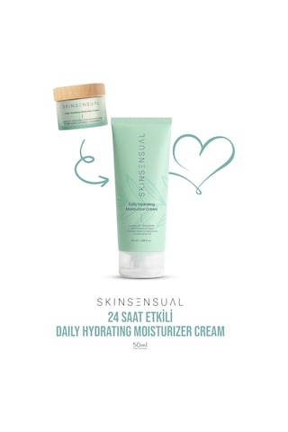 Skin Sensual Daily Hydrating Moisturizer Cream Jojoba Oil Shea Butter 24 Saat Etkili Nemlendirici