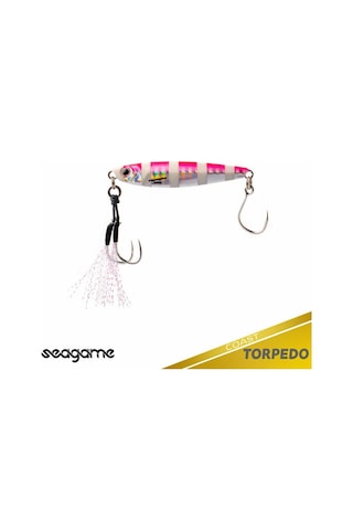 Seagame Torpedo Coast 20g 002 Pınk Zebra Glow