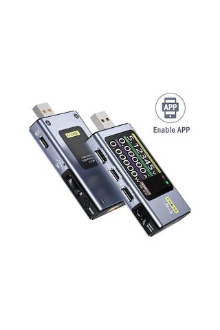 Fnb58-bt Bluetooth Usb Voltmetre Ampermetre Test Cıhazı