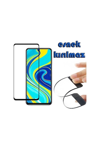 Xiaomi Redmi Note 9S/Pro Zore Fiber Nano Ekran Koruyucu Siyah