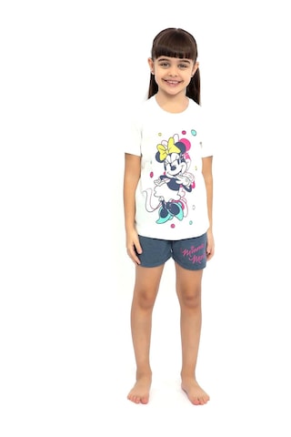 Minnie MouseD4641-3 Kız Çocuk Şort Takımı