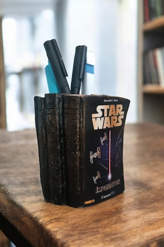 Star Wars Kitabı Şeklindeki Kalemlik 10x8 Cm