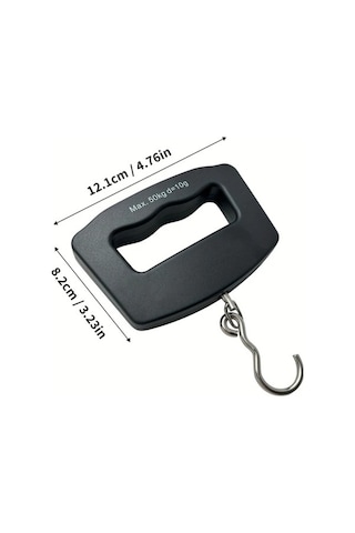 Trendooze Gaojunshop01 Siyah 110 23lb Kapasiteli Dijital El Terazisi - Maksimum Hizmet Siyah