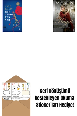 Her Yerde Kan Var Midi Boy + Hayal + Okuma Sticker'ları